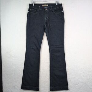 BKE Sabrina Boot Cut Denim Jeans Women's 31 X 35 Dark Wash Stretch